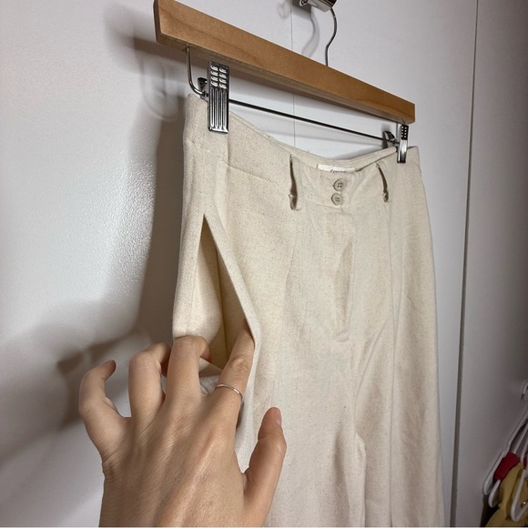 Commense Linen Blends Casual Pants Set Khaki Small NWT - Picture 14 of 16